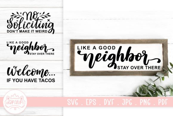 Download Farmhouse Sign SVG Cut File - House Collection