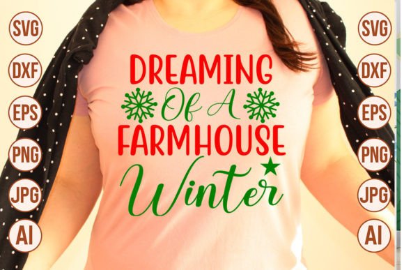 Download Dreaming of a Farmhouse Winter SVG - House Collection