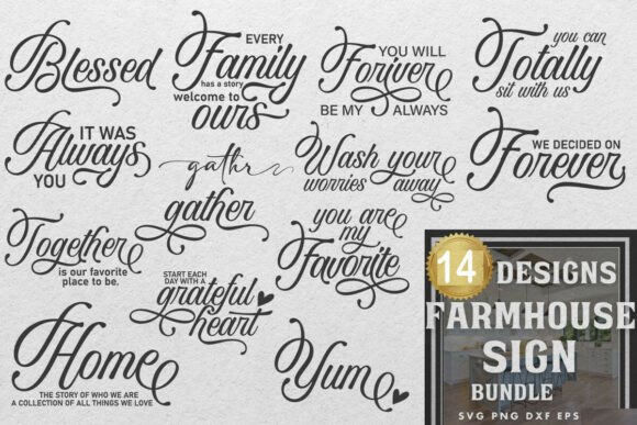 Download Farmhouse Svg Bundle, Farmhouse Sign Svg - House Collection