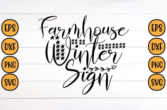 Download Farmhouse Winter Sign Svg Design - House Collection