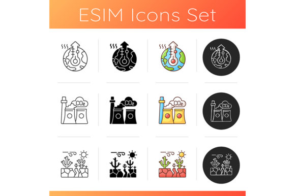 Download Global Warming Icons Set - Warming Collection
