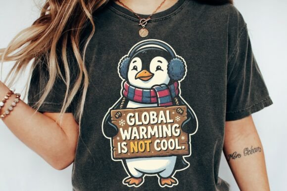 Download Global Warming is Not Cool Penguin - Warming Collection
