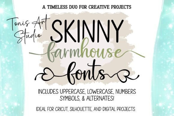 Download Farmhouse Script &amp; Skinny Farmhouse - House Collection