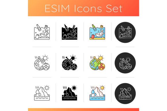 Download Global Warming Icons Set - Warming Collection