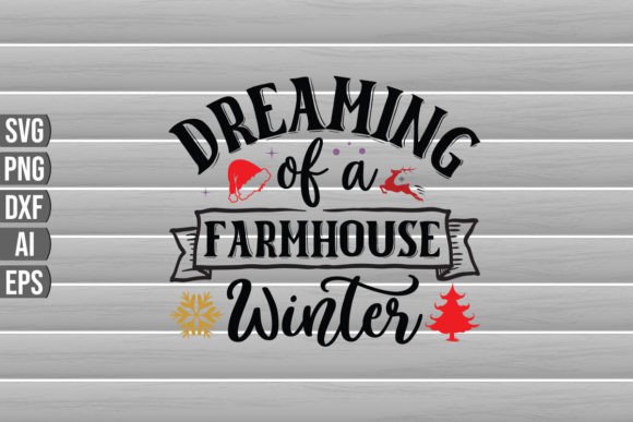 Download Dreaming of a Farmhouse Winter SVG - House Collection