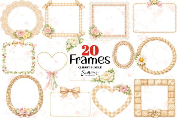 Download Coquette Farmhouse Warm Beige Frames PNG - House Collection
