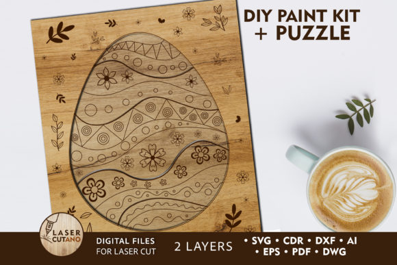 Download Paint KIT DIY Laser Cut Files EASTER - Premium Resources