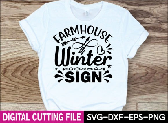 Download Farmhouse Winter Sign Svg Design - House Collection