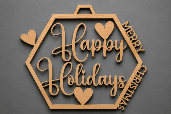 Download Happy Holidays Christmas Sign SVG - Christmas sign svg Collection