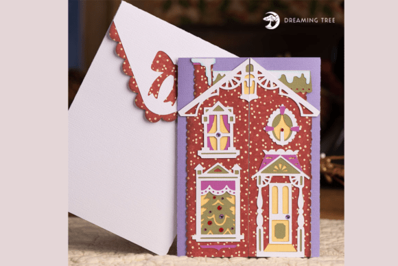 Download Victorian House Gatefold Card SVG - Premium Bundle