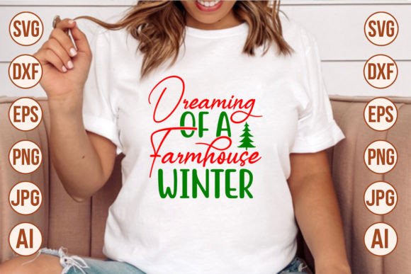 Download Dreaming of a Farmhouse Winter SVG - House Collection