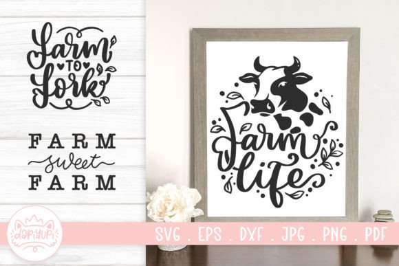Download Farmhouse Sign SVG Cut File - House Collection