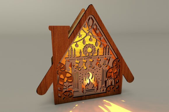 Download House Christmas Lantern - House Collection